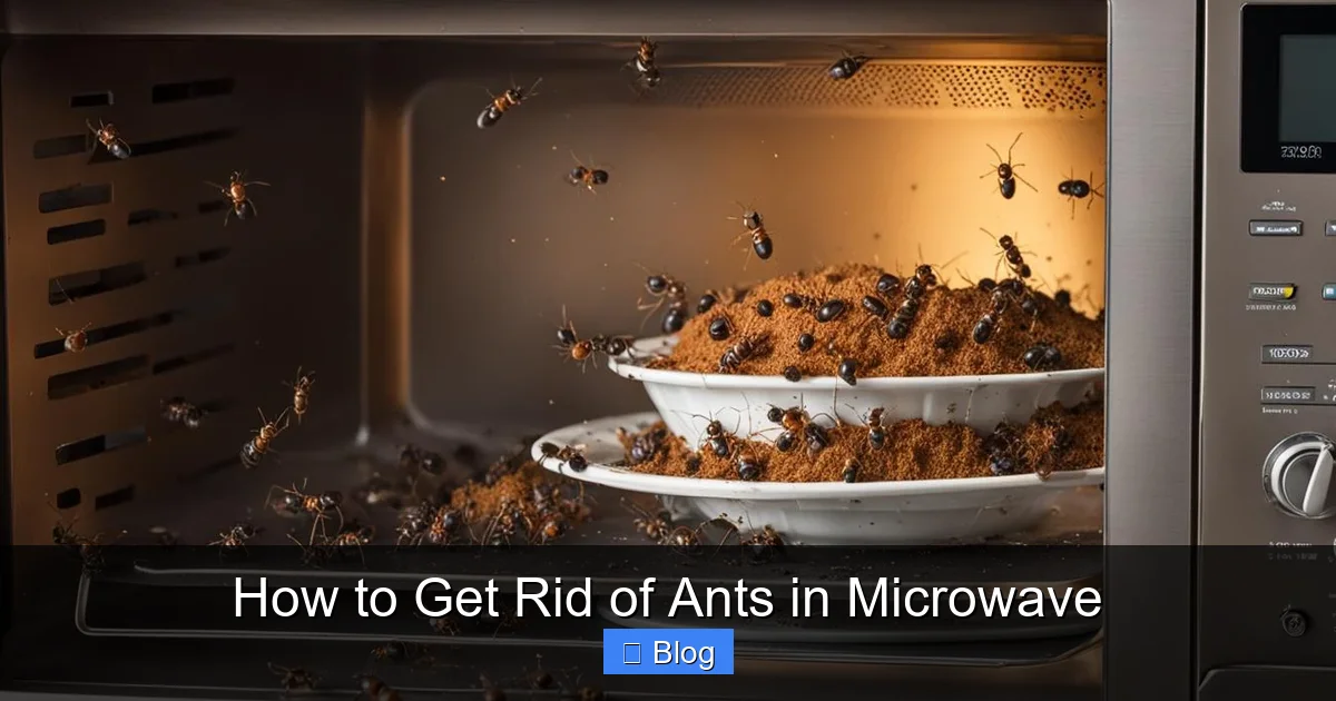 How to Get Rid of Ants in Microwave