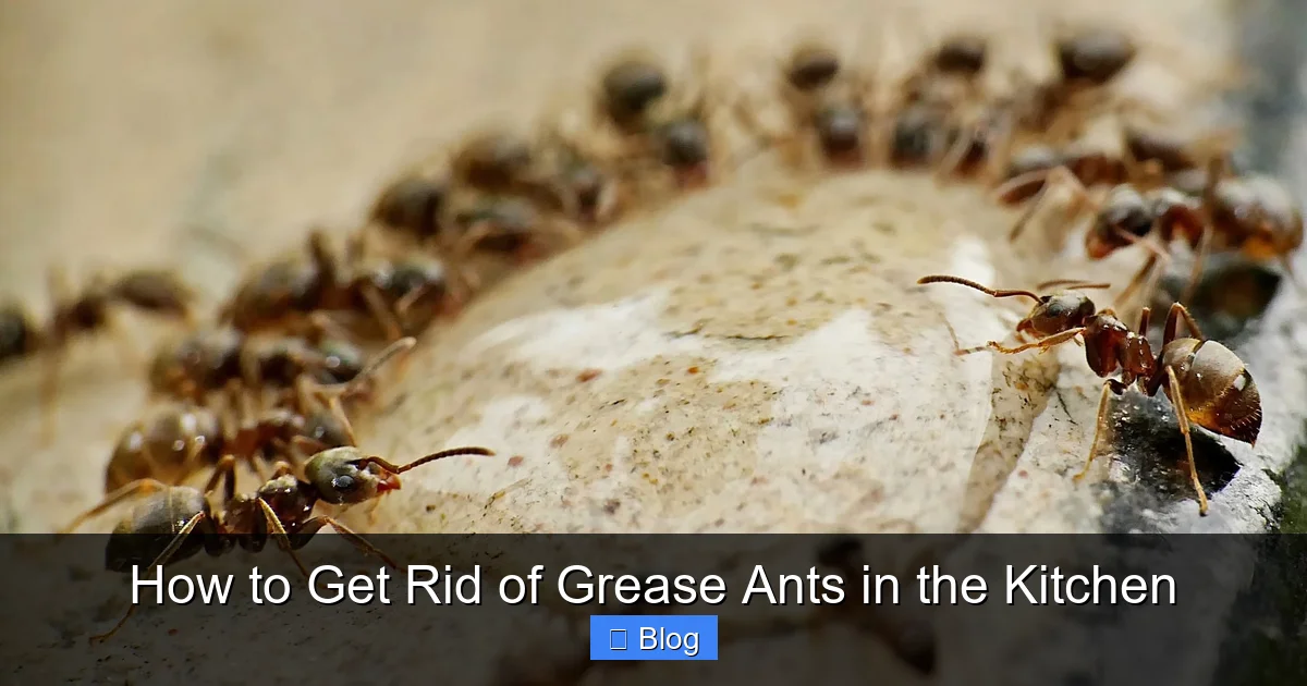 How to Get Rid of Grease Ants in the Kitchen
