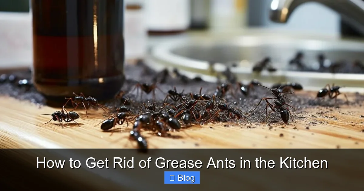 How to Get Rid of Grease Ants in the Kitchen