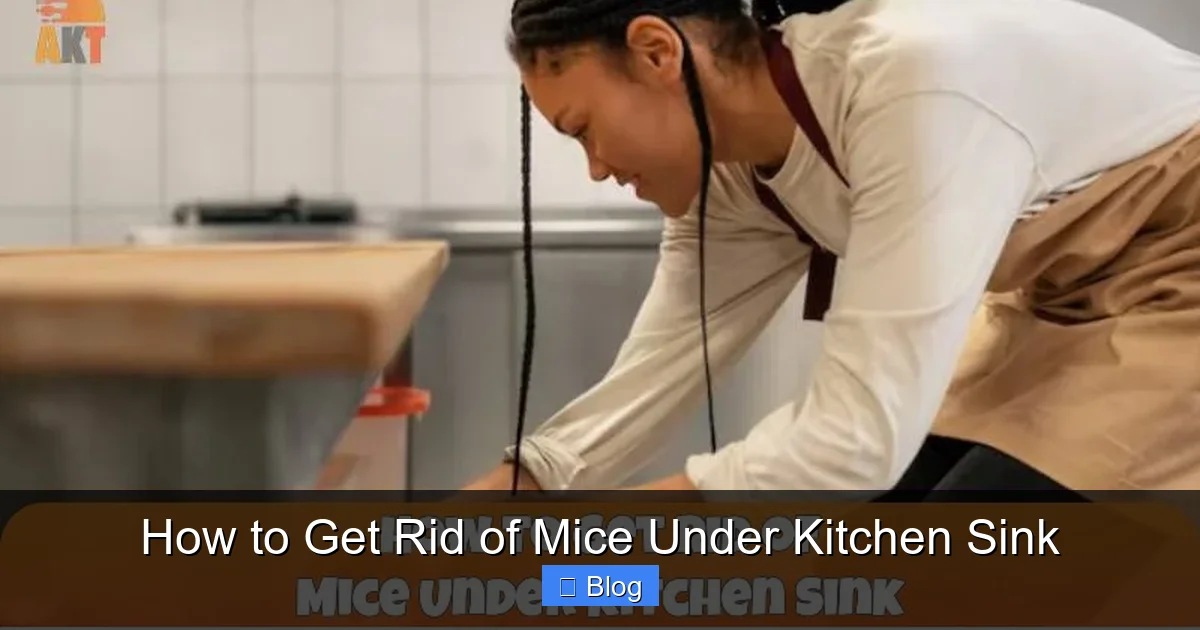 How to Get Rid of Mice Under Kitchen Sink