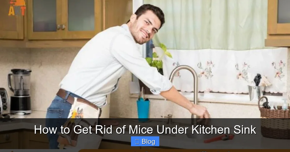 How to Get Rid of Mice Under Kitchen Sink