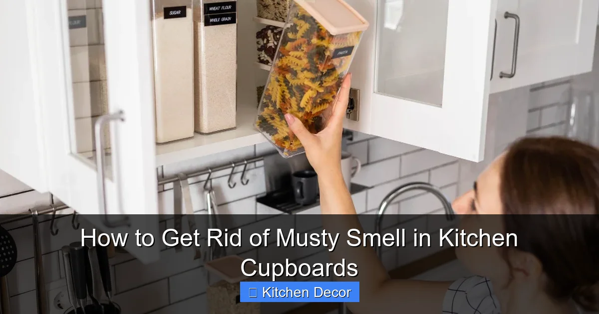 How to Get Rid of Musty Smell in Kitchen Cupboards