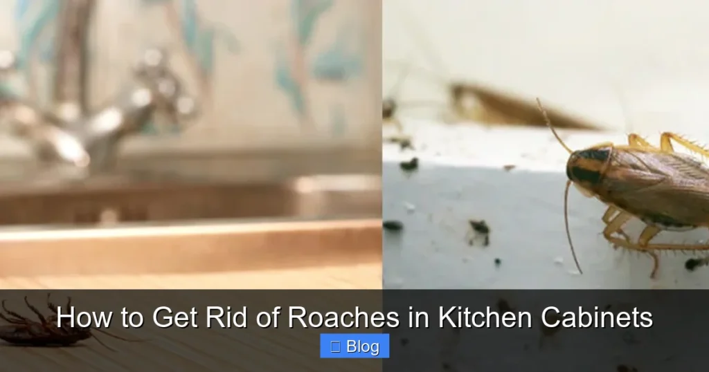 How to Get Rid of Roaches in Kitchen Cabinets