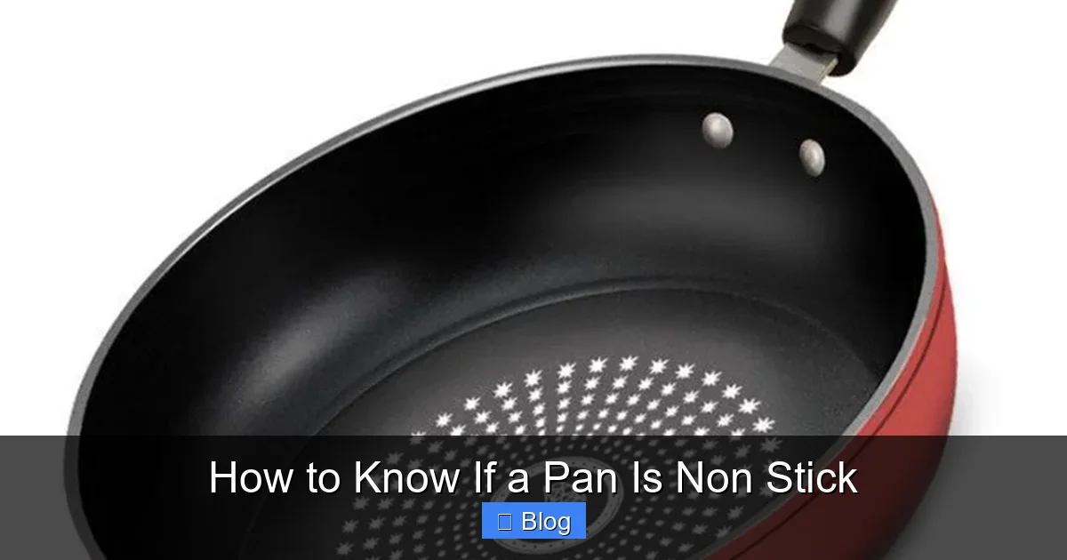 How to Know If a Pan Is Non Stick
