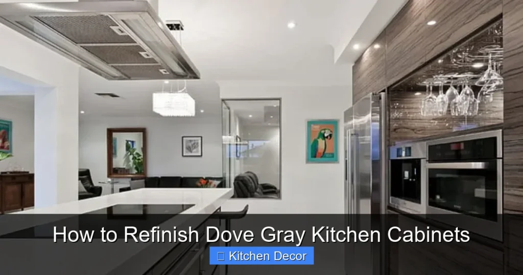 How to Refinish Dove Gray Kitchen Cabinets