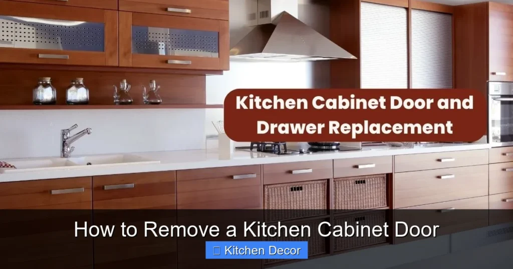 How to Remove a Kitchen Cabinet Door