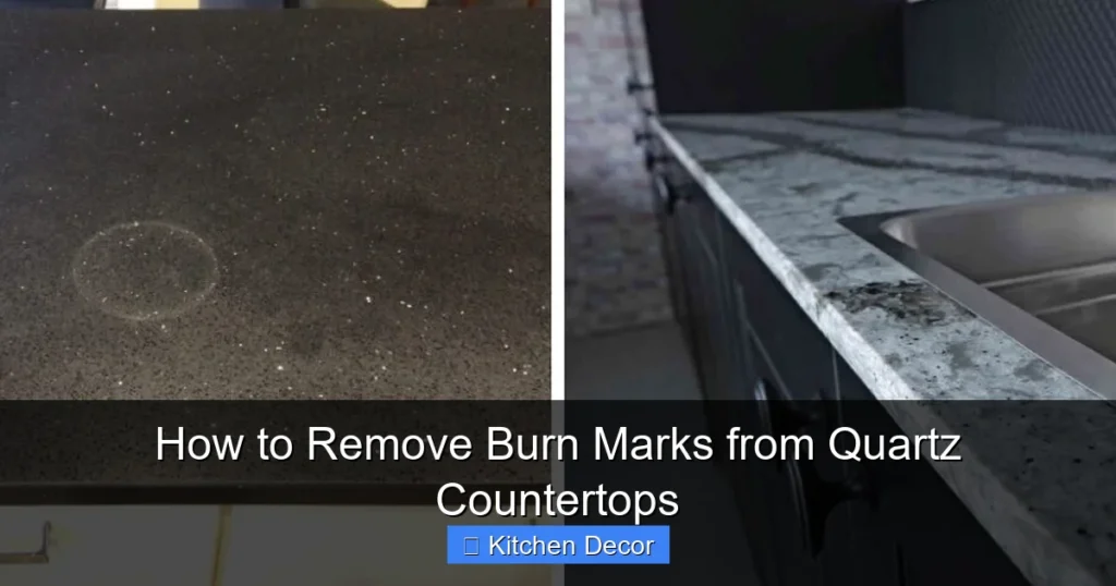 How to Remove Burn Marks from Quartz Countertops