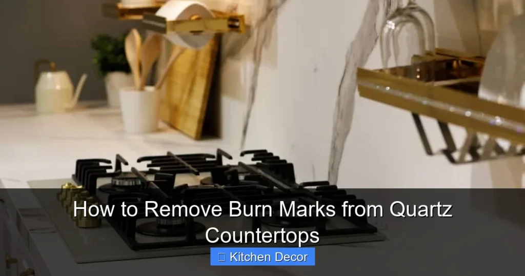 How to Remove Burn Marks from Quartz Countertops