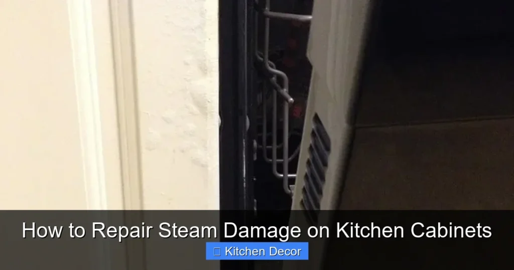 How to Repair Steam Damage on Kitchen Cabinets