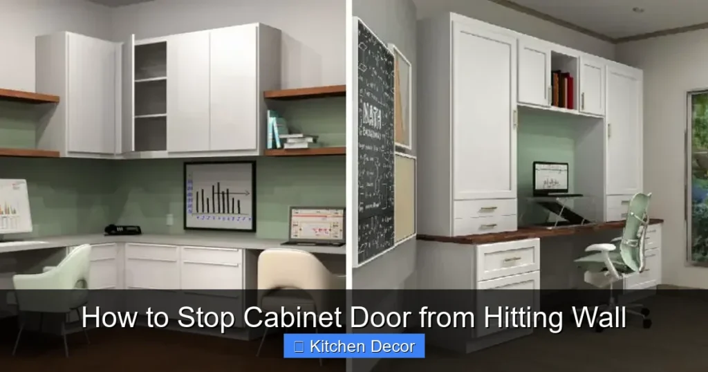 How to Stop Cabinet Door from Hitting Wall