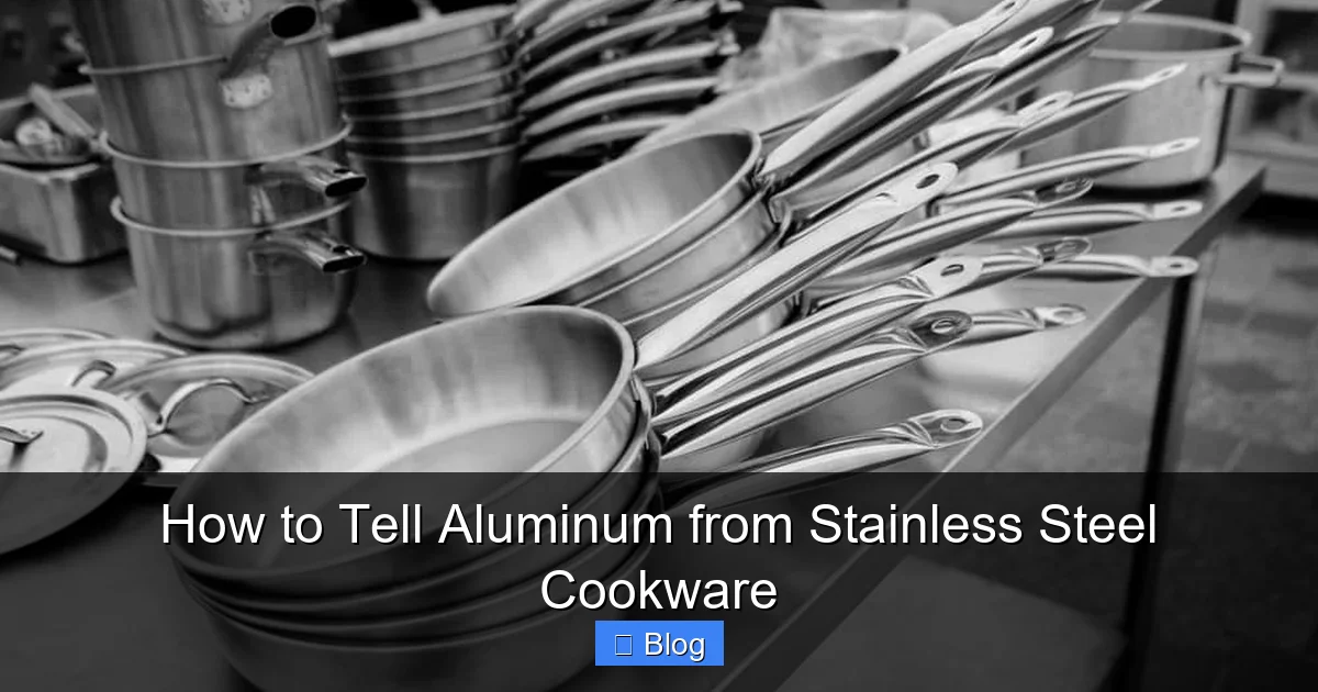 How to Tell Aluminum from Stainless Steel Cookware
