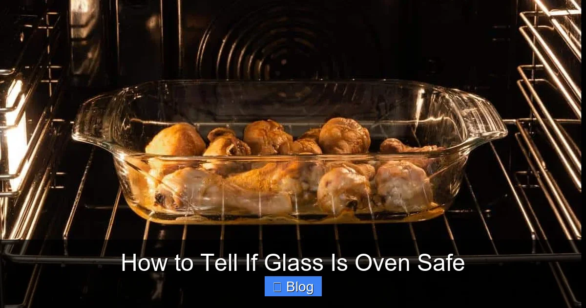 How to Tell If Glass Is Oven Safe