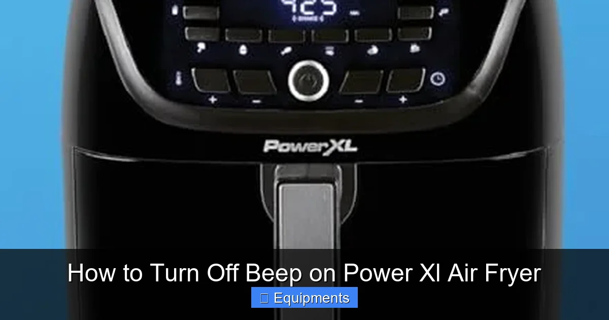 How to Turn Off Beep on Power Xl Air Fryer