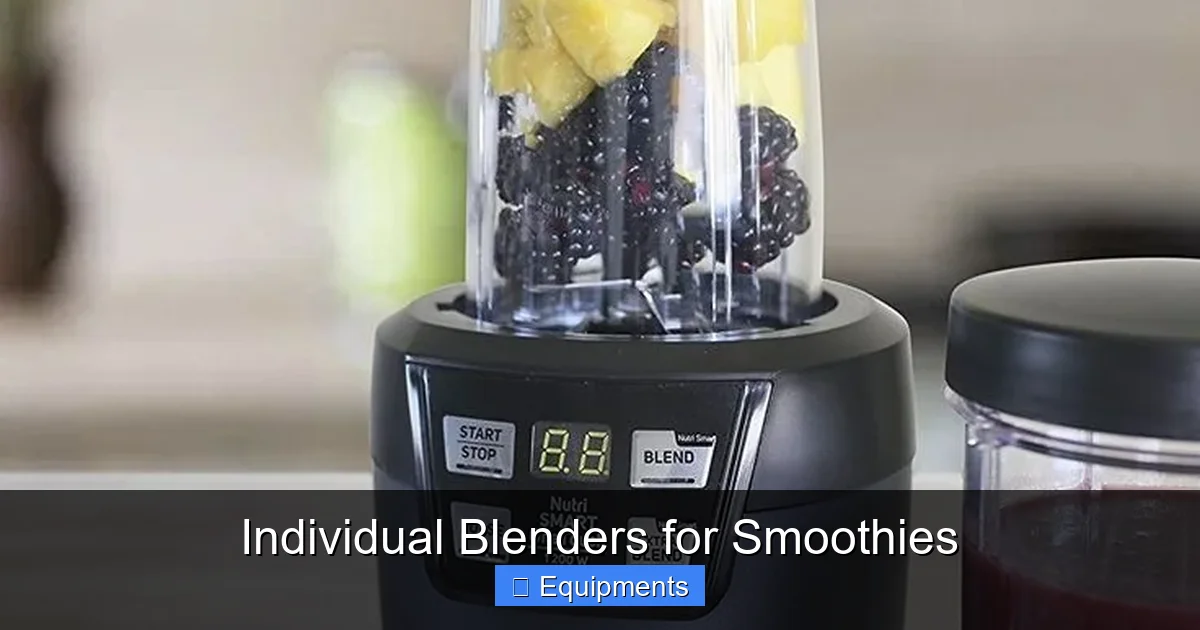Individual Blenders for Smoothies