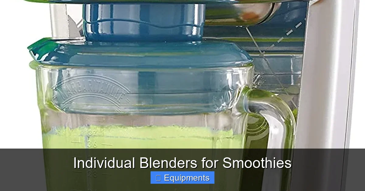 Individual Blenders for Smoothies