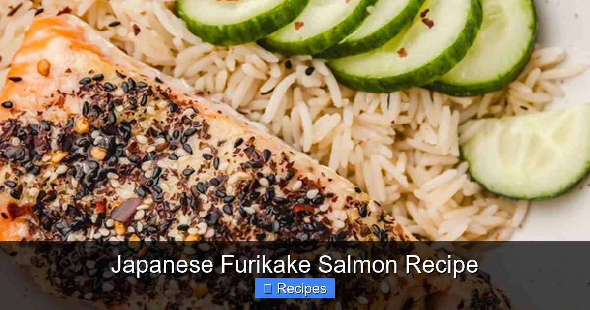 Japanese Furikake Salmon Recipe