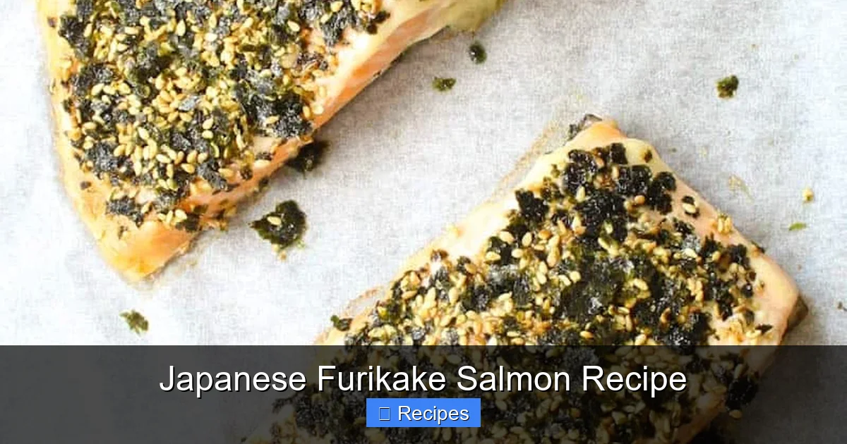 Japanese Furikake Salmon Recipe