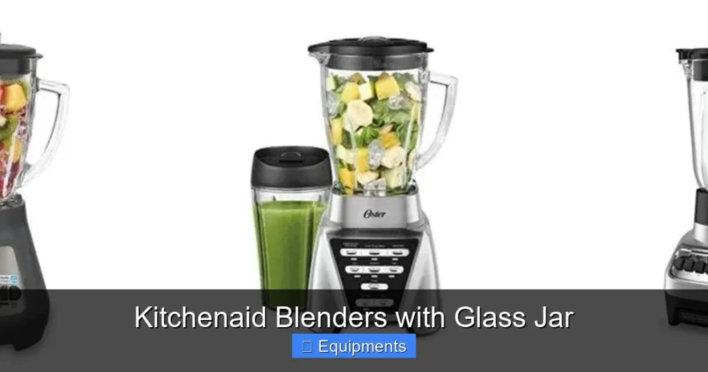 Kitchenaid Blenders with Glass Jar