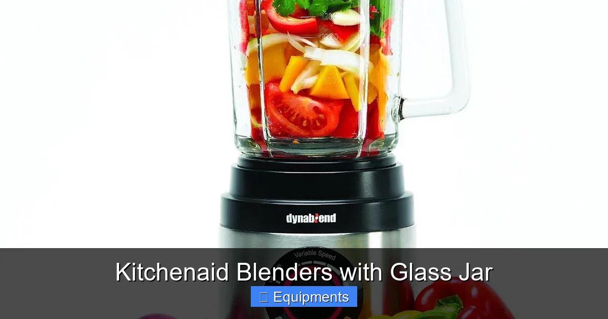 Kitchenaid Blenders with Glass Jar