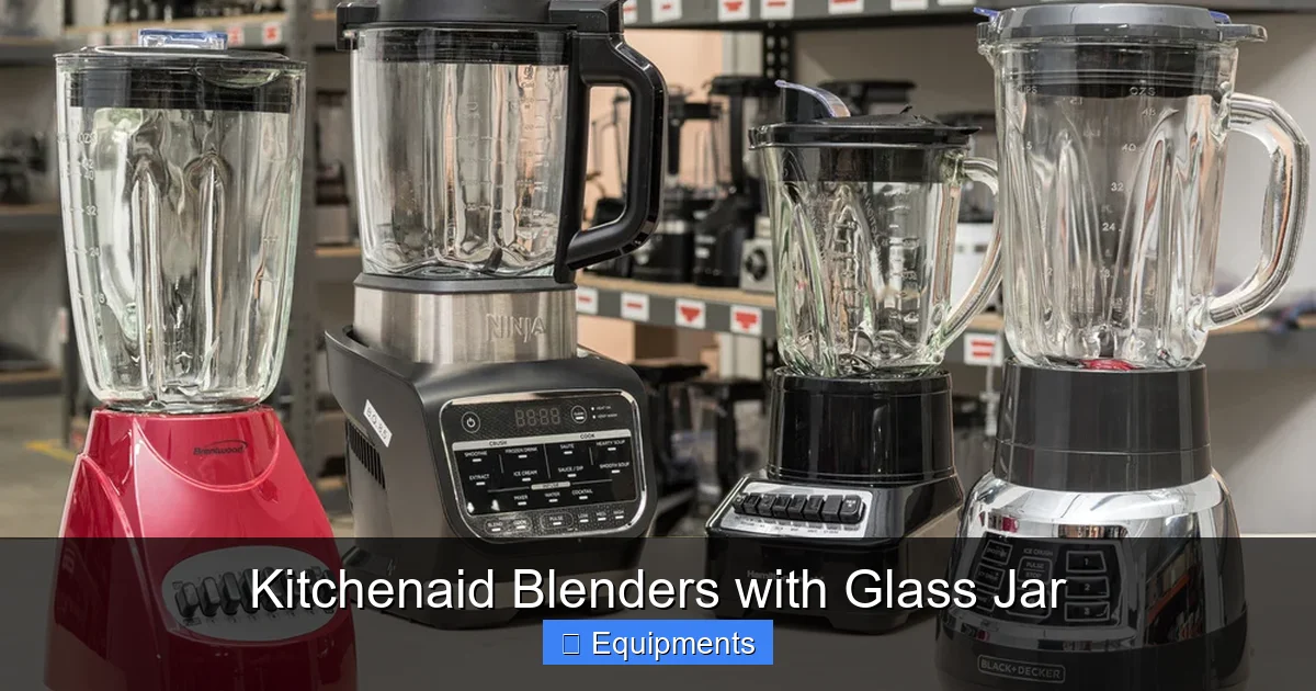 Kitchenaid Blenders with Glass Jar