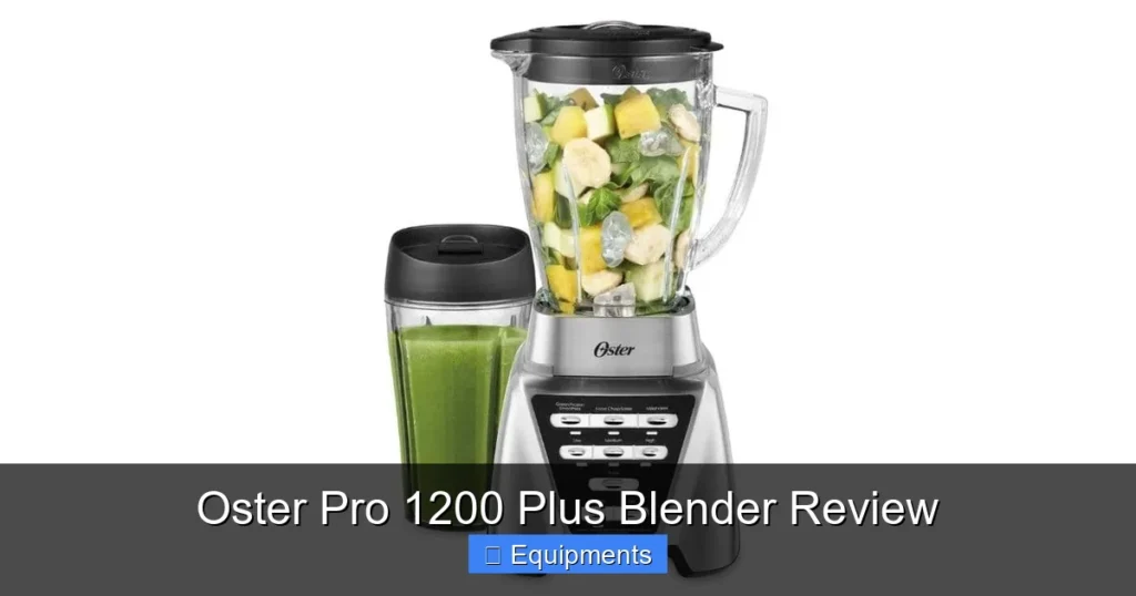 Oster Pro 1200 Plus Blender Review