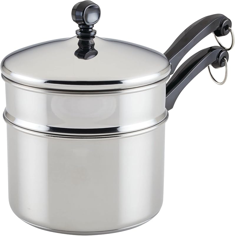 Farberware Classic Stainless Series 2-Quart Covered Double Boiler for