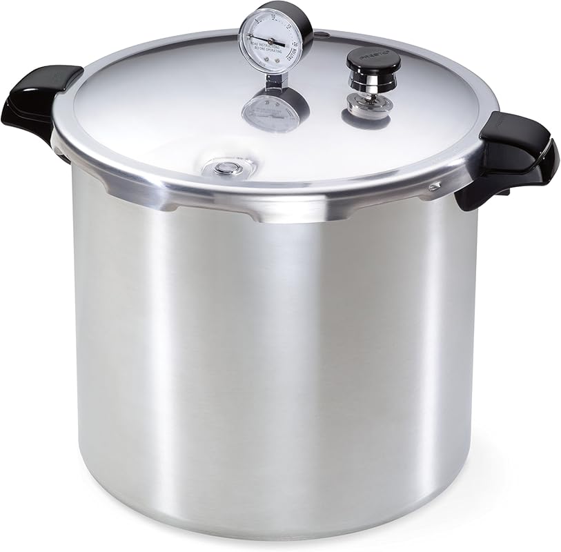 Presto 01781 23-Quart Pressure Canner and Cooker in Silver, for Home C