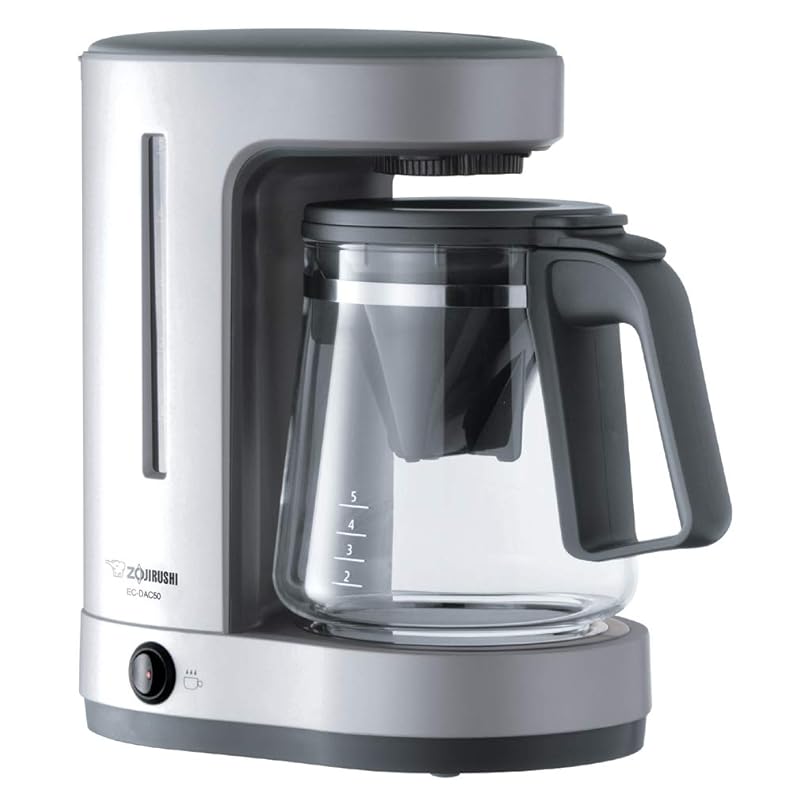 Zojirushi EC-DAC50 Zutto 5-Cup Drip Coffeemaker in Silver – Compact an