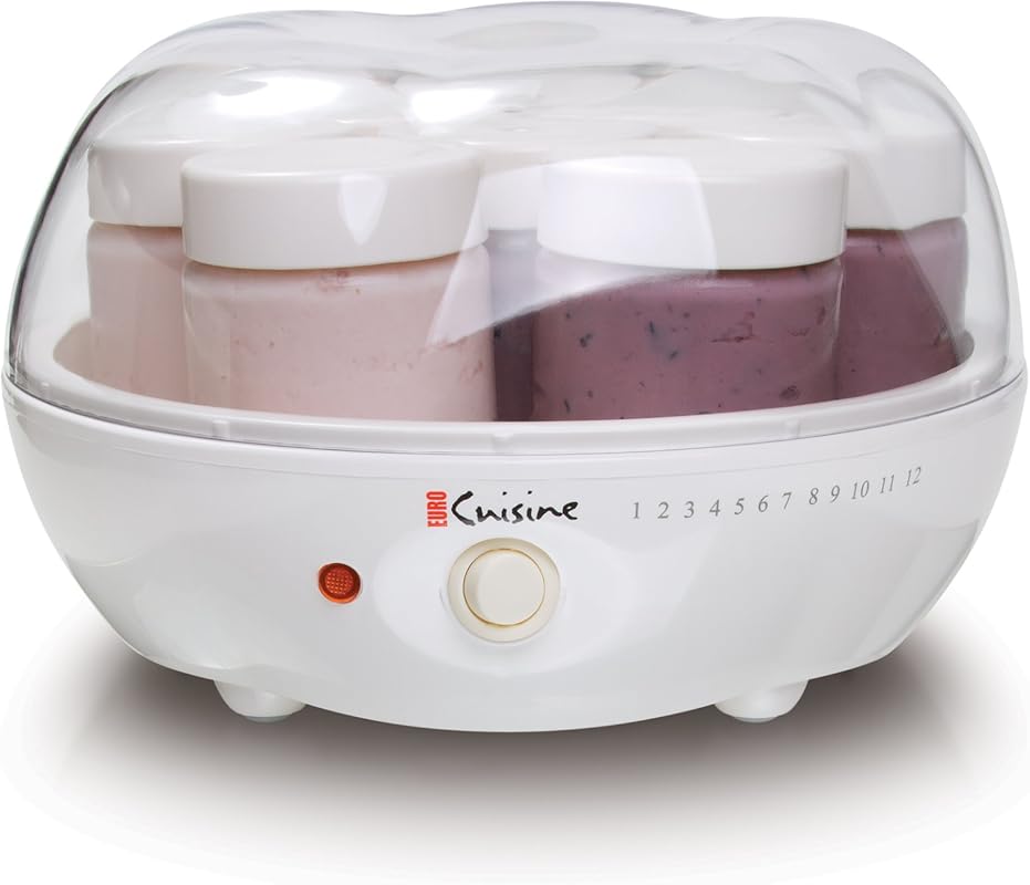 Euro Cuisine YM80 Electric Yogurt Maker Incubator Probiotic Rich Homem