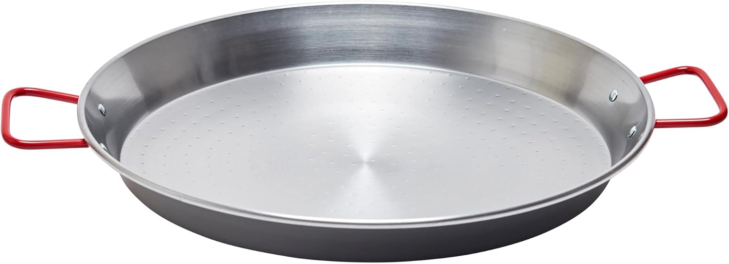 Garcima 16 Inch Carbon Steel Paella Pan - 40cm Traditional Paellera fo