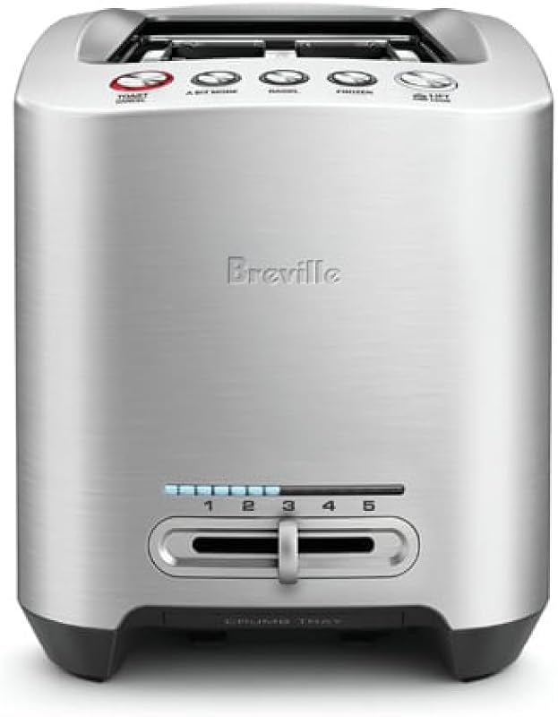 Breville BTA820XL Die-Cast Smart Toaster for 2 Slices with Brushed Sta