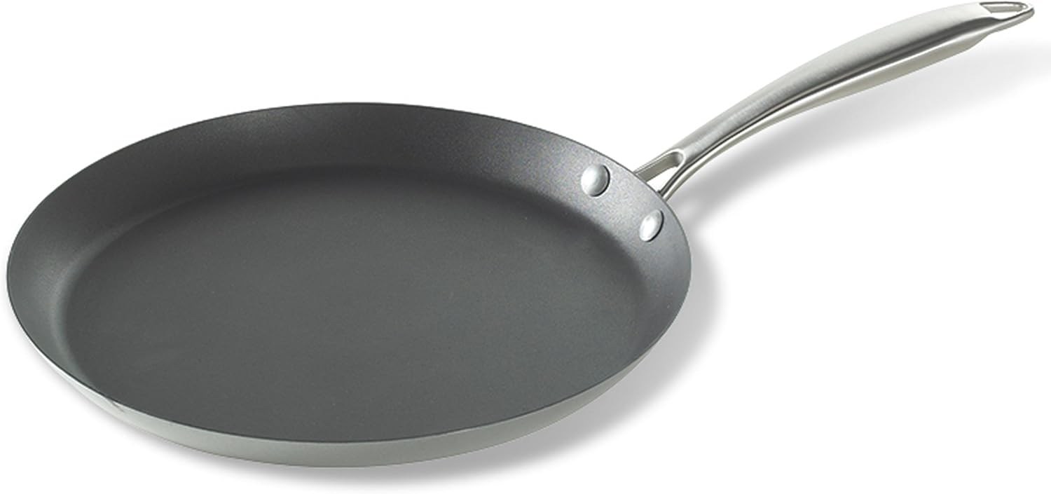 Nordic Ware Traditional French Steel Crepe Pan 10-Inch, Nonstick-Ready