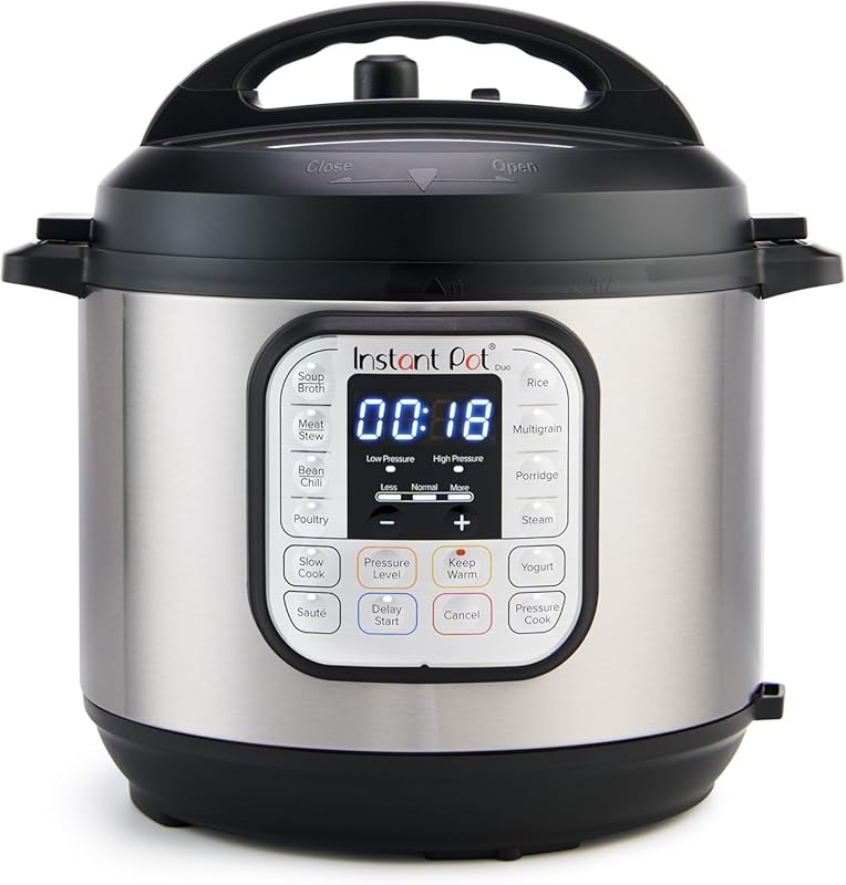 Instant Pot Duo 7-in-1 Pressure Cooker: 6Qt, 800+ Recipes, Pressure, S