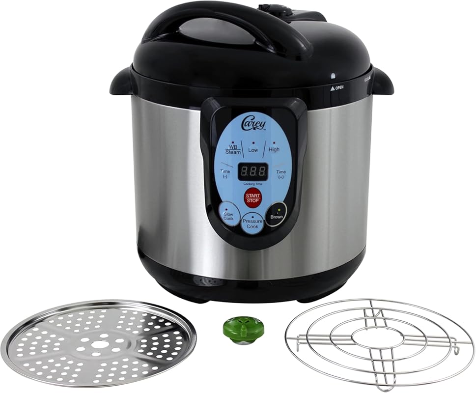 CAREY DPC-9SS Smart Electric Pressure Cooker and Canner, 9.5 Qt Stainl