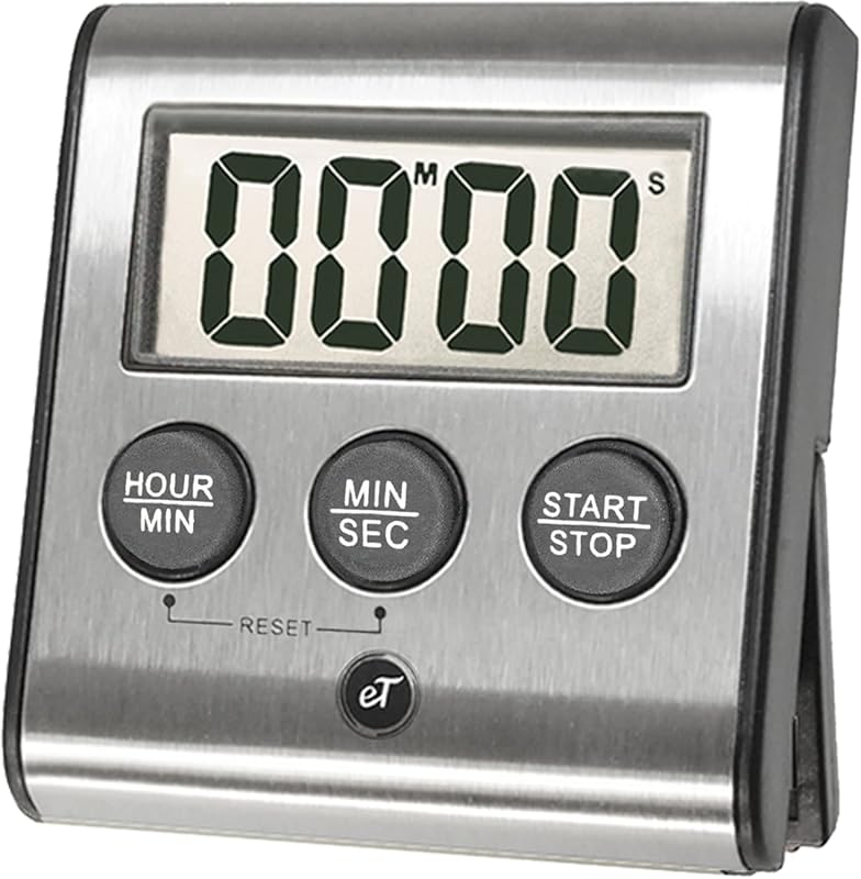 eTradewinds eT-78 Kitchen Timer - 0-99 Min/Hr, Strong Magnet, Volume S