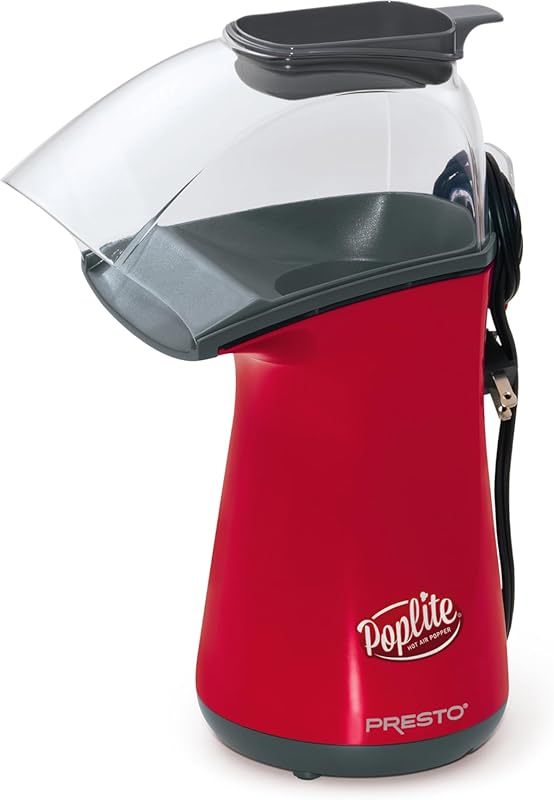 Presto Poplite Hot Air Popcorn Popper: Built-In Measuring Cup, Melts B