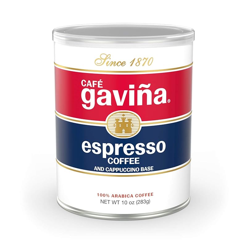 Café Gaviña Bold Dark Roast Ground Espresso Coffee - 100% Arabica, 10 