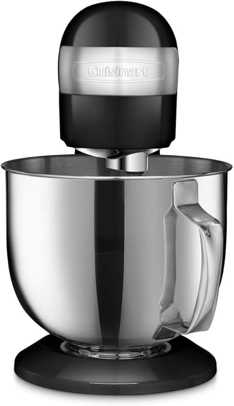Cuisinart SM-50BK 12-Speed Stand Mixer 5.5 Quart Stainless Steel Bowl,