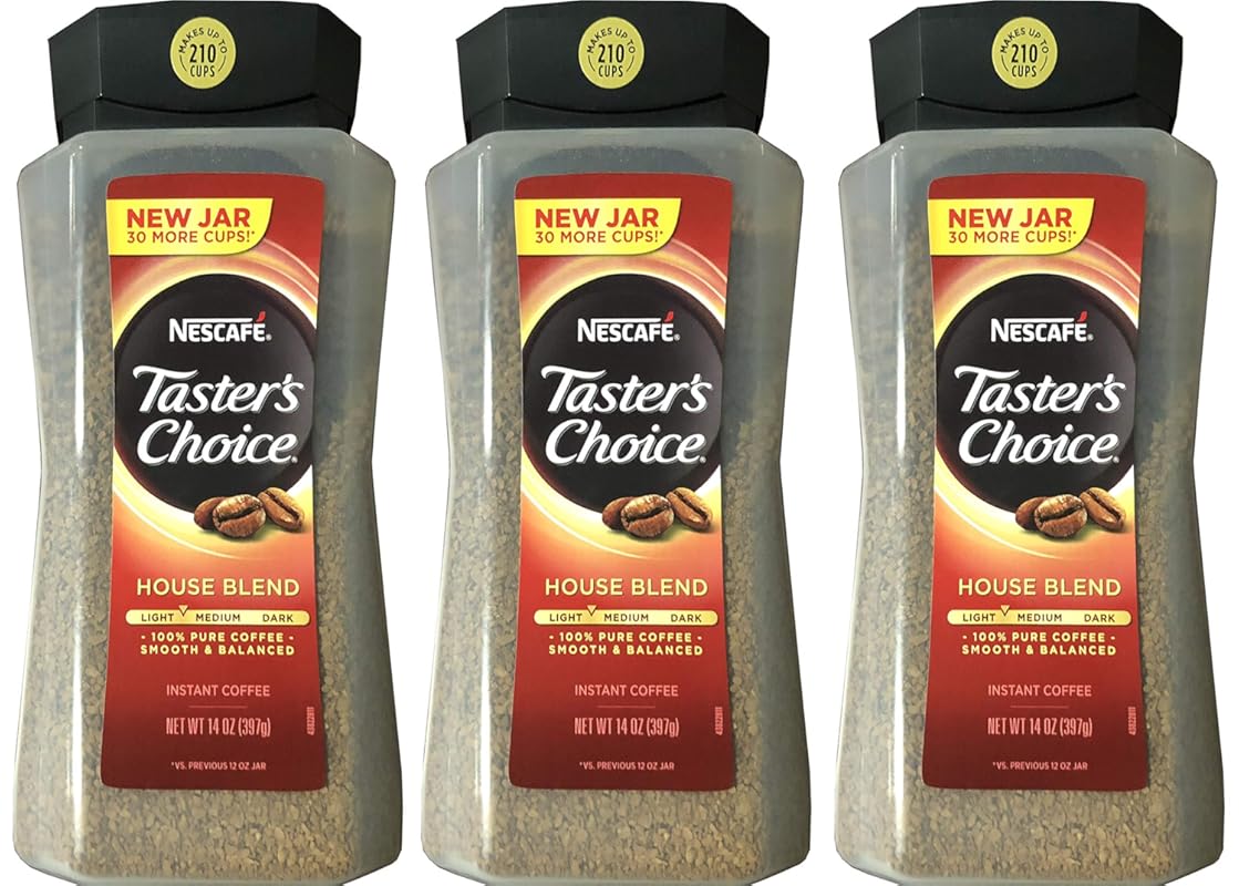 Taster's Choice Original Gourmet Instant Coffee - 14 Ounce Jar, Rich S