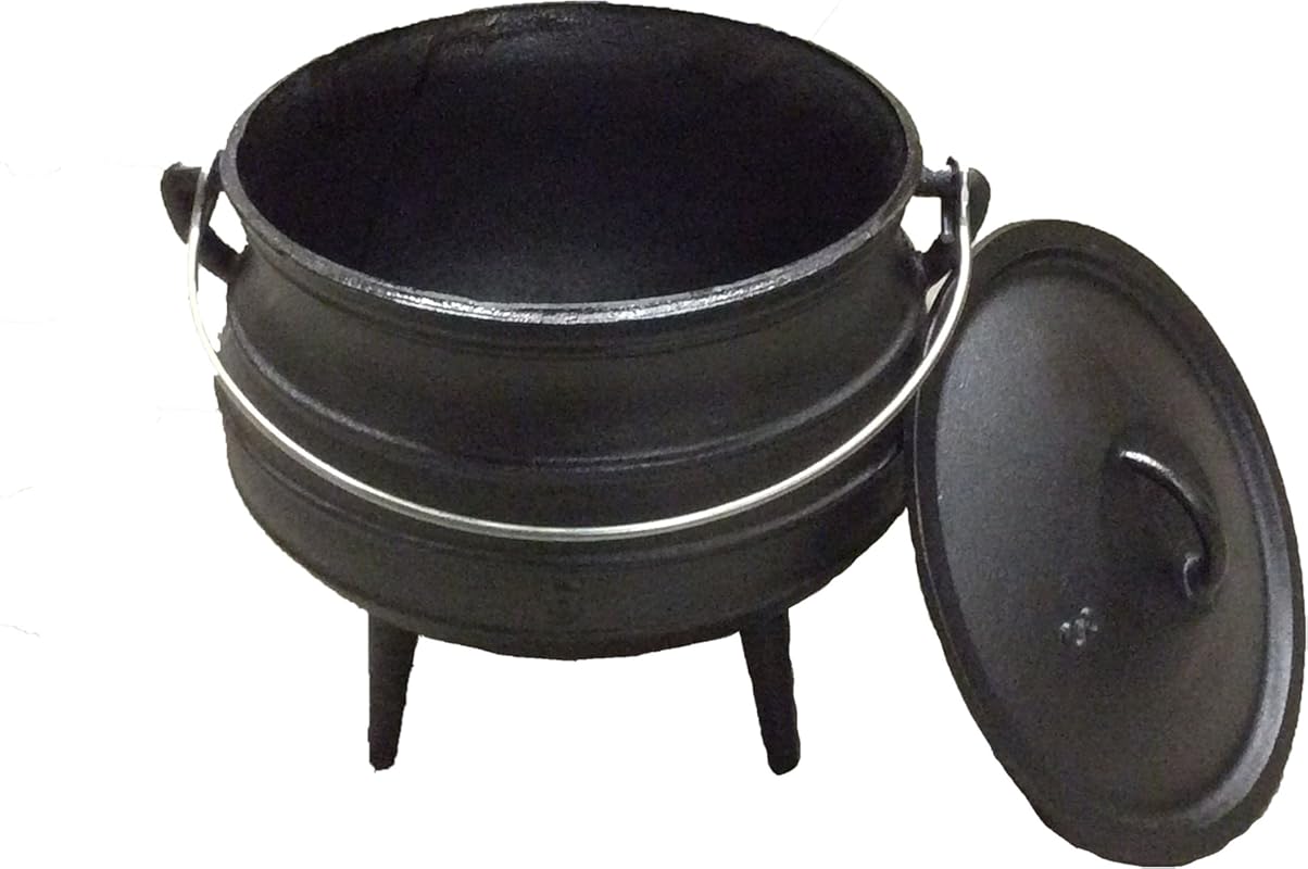 Cuisiland 8.5QT Cast Iron Potjie Cauldron - Pre-Seasoned, South Africa