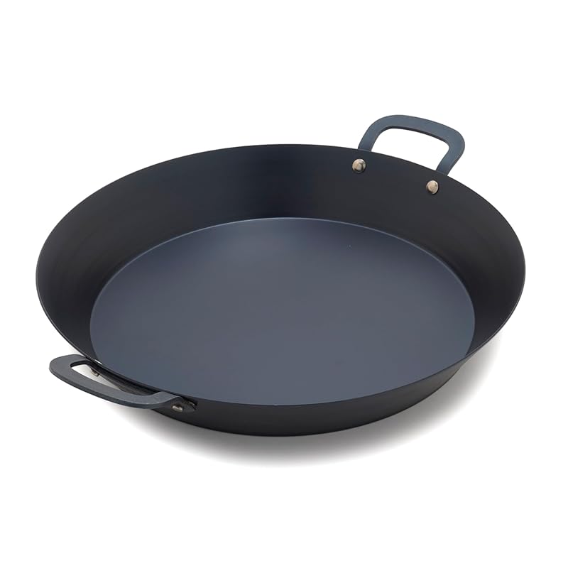 GreenPan Bobby Flay 15 Inch Carbon Steel Paella Pan - Pre-Seasoned, In