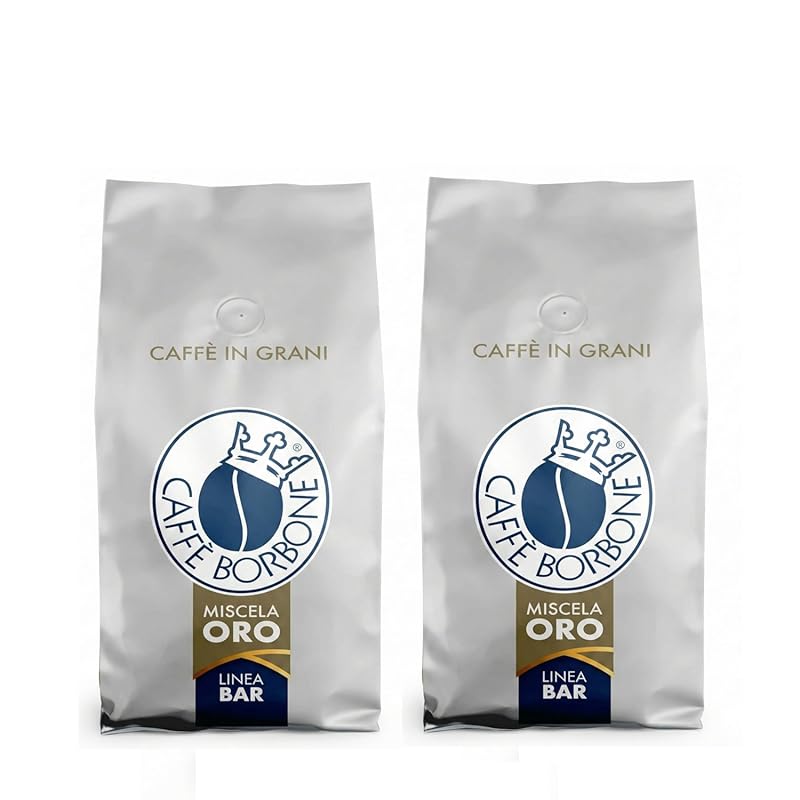 Caffè Borbone Whole Bean Coffee Medium-Dark Roast Gold Blend Authentic