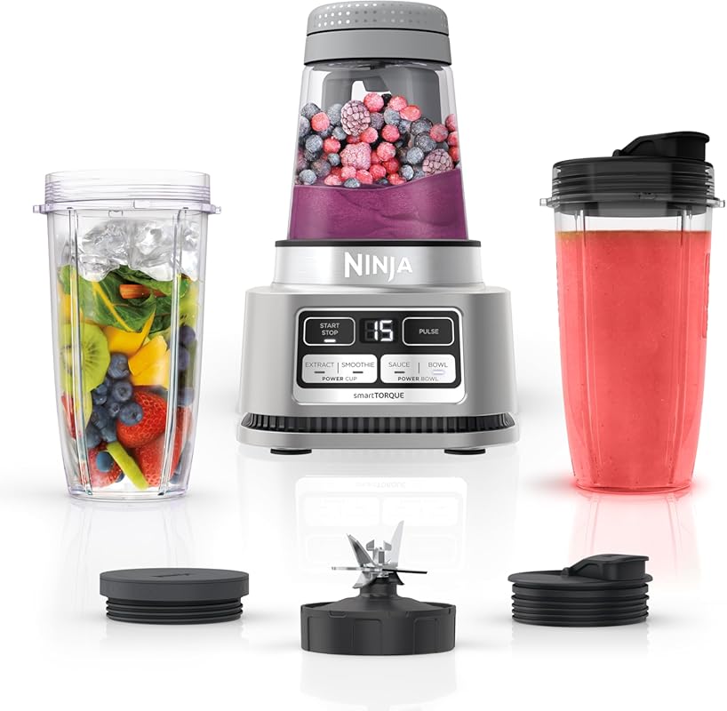 Ninja SS101 Foodi Personal Smoothie Maker, 1200 Peak Watts Smoothies, 