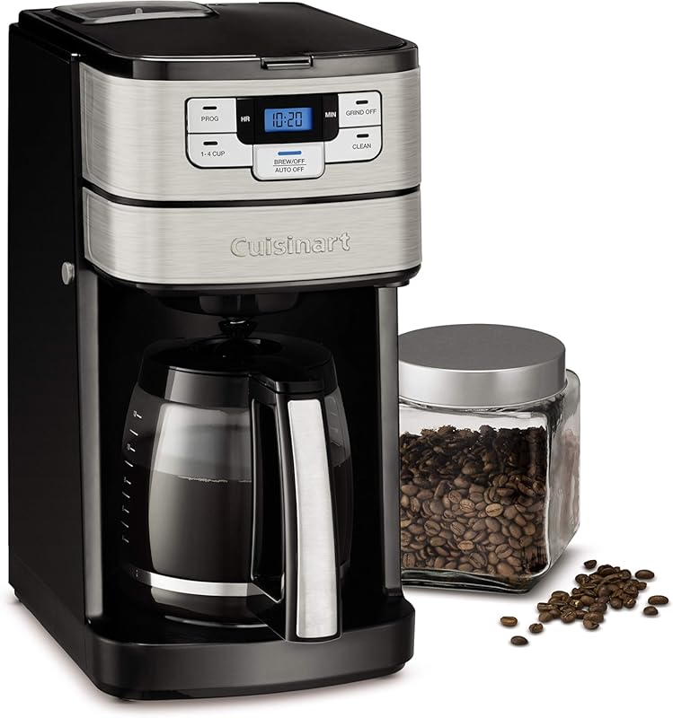 Cuisinart Grind & Brew 12-Cup Coffee Maker: Blade Grinder, Programmabl