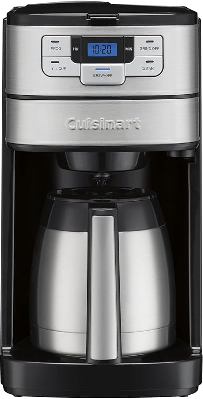 Cuisinart Grind & Brew 10-Cup Coffee Maker: Blade Grinder, Programmabl