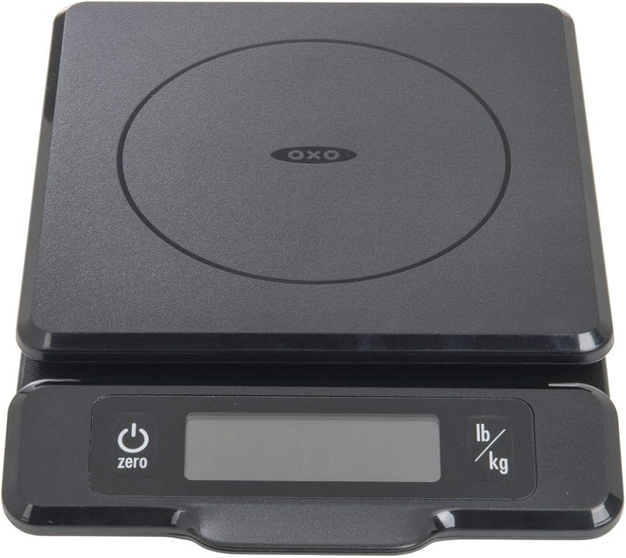 OXO Good Grips 5lb Kitchen Scale with Pull-Out Display for Precise Wei