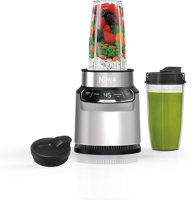 Ninja BN401 Single Serve Blender, Smoothies, Salsa, Shakes, Frozen Dri