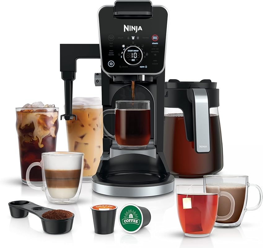 Ninja DualBrew Pro Specialty Coffee System Compatible with K-Cup Pods,