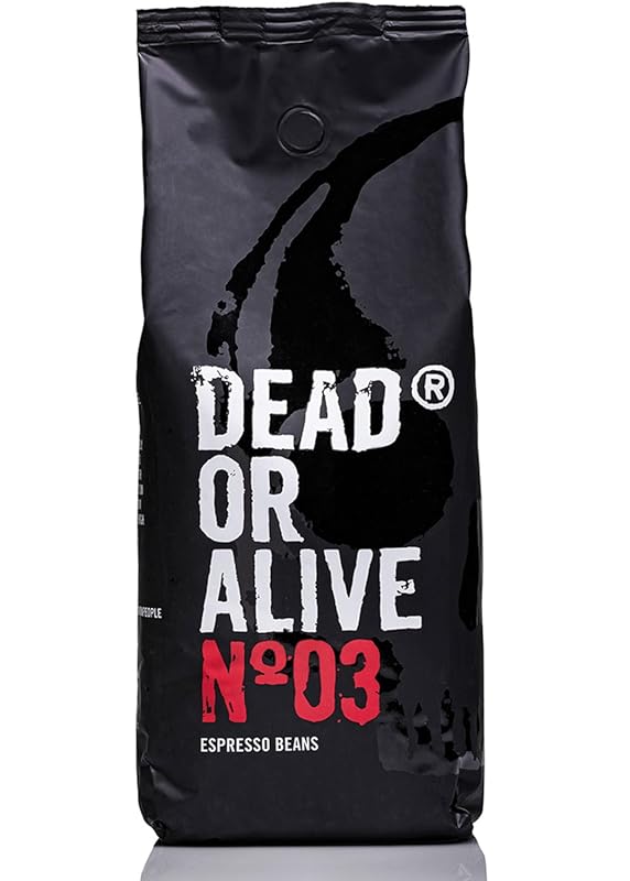 DEAD OR ALIVE COFFEE No3 100% Robusta Espresso Roast High-Caffeine Who