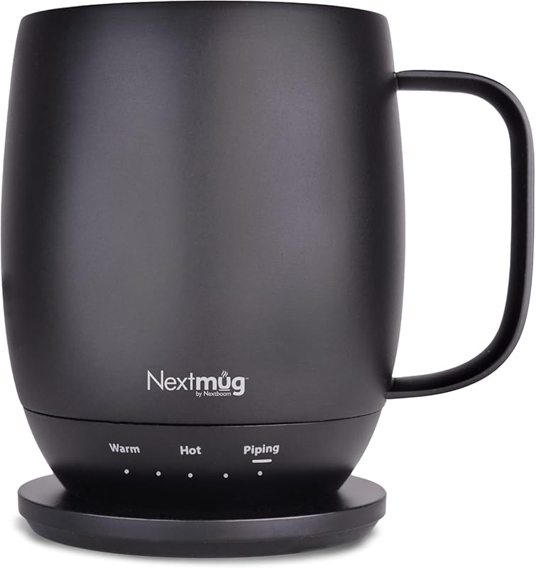 Nextmug Temperature-Controlled Self-Heating Coffee Mug - No App Requir